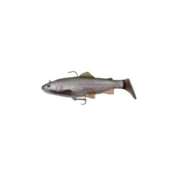Savage Gear 4D Line Thru Trout Rattle Shad - Golden Albino 12.5cm 35g