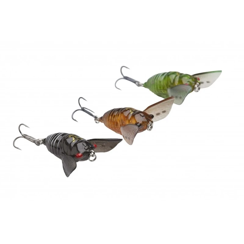 Savage Gear 3D Cicada Lure - Black 3.3cm 3.5g 2 Savage Gear 3D Cicada Lure - Black 3.3cm 3.5g - Image 2