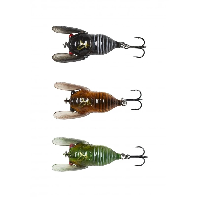 Savage Gear 3D Cicada Lure - Black 3.3cm 3.5g 3 Savage Gear 3D Cicada Lure - Black 3.3cm 3.5g - Image 3
