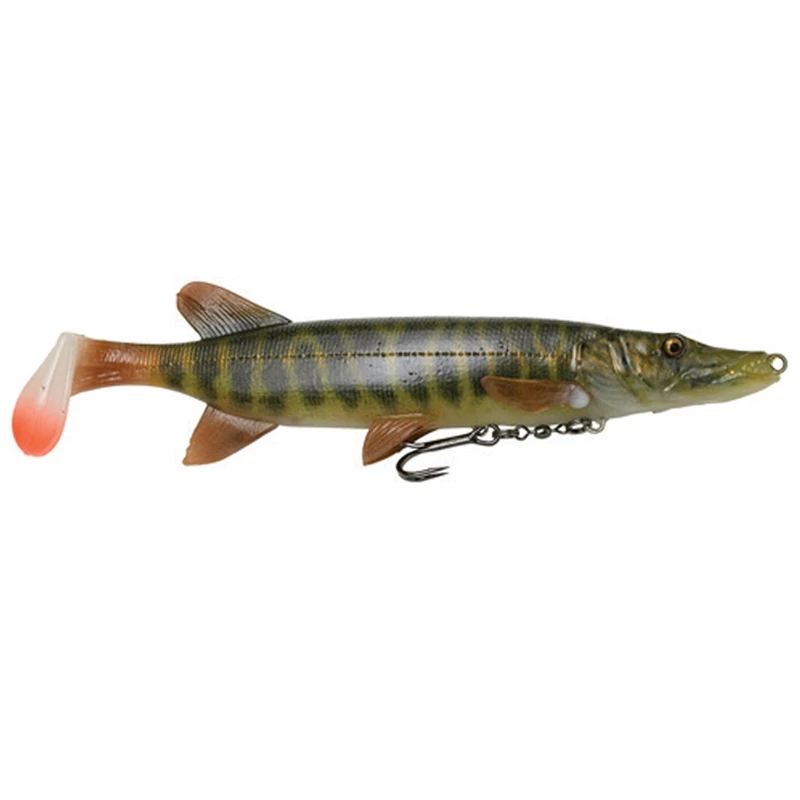 Savage Gear 4D Pike Shad - 20cm 01-Striped Pike 65g SS 2 Savage Gear 4D Pike Shad - 20cm 01-Striped Pike 65g SS - Image 2