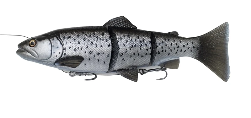 Savage Gear 4D Line Thru Trout Lure 30cm 303g - Brown Trout UV Belly 3 Savage Gear 4D Line Thru Trout Lure 30cm 303g - Brown Trout UV Belly - Image 3