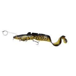 Savage Gear 3D Linethru Burbot 50cm 435g Fast Sink - Black Gold UV