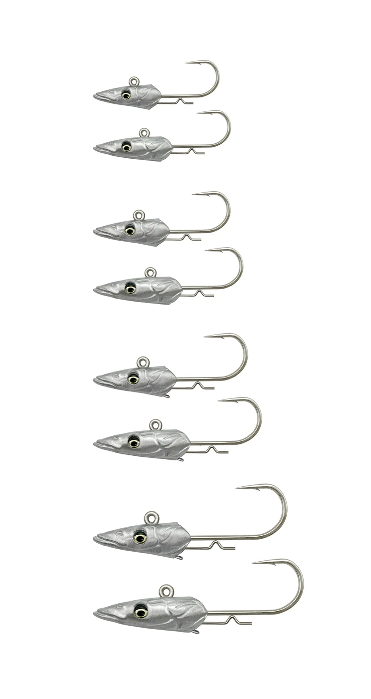 Savage Gear Sandeel V2 Jighead - #3/0 15g 3Pcs 2 Savage Gear Sandeel V2 Jighead - #3/0 15g 3Pcs - Image 2