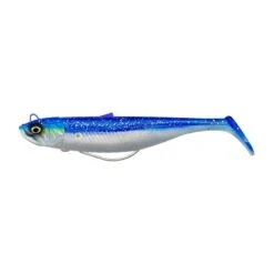 Savage Gear Savage Minnow Weedless 12.5cm 28g Sinking - Blue Pearl Silver 2+1 -Savage Gear 52763 5