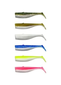 Savage Gear Savage Minnow Weedless Replacement Tail 8cm 6g - Blue Pearl Silver 5Pcs