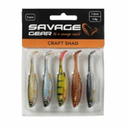 Savage Gear Craft Shad Lure Clear Water Mix 5pcs - 7.2cm 2.6g 5pcs -Savage Gear 54218 2