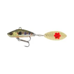 Savage Gear 3D Sticklebait Tailspin Lure - 7.3cm 13G - Green Silver -Savage Gear 54531 4