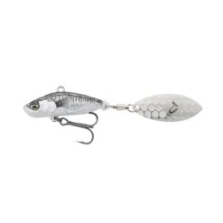 Savage Gear 3D Sticklebait Tailspin Lure - 8cm 18G - Black Silver -Savage Gear 54532 3