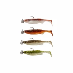 Savage Gear Fat Minnow T-Tail Ready To Fish Kits - 7.5cm 5-7.5g #1/0 Clearwater Mix -Savage Gear 55039 2