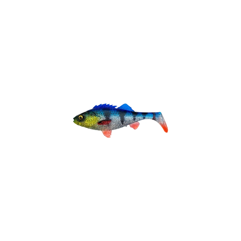 Savage Gear 4D Perch Shad Lure - Blue Silver 12.5cm 20g 1 Savage Gear 4D Perch Shad Lure - Blue Silver 12.5cm 20g