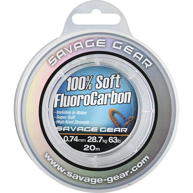 FLUOROCARBON SAVAGE GEAR SOFT FLUORO CARBON 1 FLUOROCARBON SAVAGE GEAR SOFT FLUORO CARBON