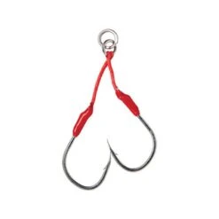 HAMEÇON ASSIST SAVAGE GEAR BLOODY ASSIST HOOK J DOUBLE ASYMMETRIC