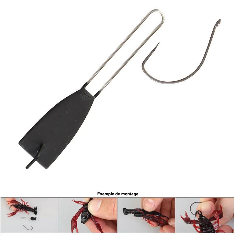 KIT LEAD + PREDATOR HOOK SAVAGE GEAR INSERT CRAYFISH STEALTH GLIDER 1 KIT LEAD + PREDATOR HOOK SAVAGE GEAR INSERT CRAYFISH STEALTH GLIDER