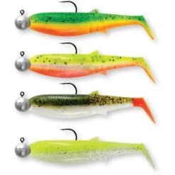 KIT LEURRES SOUPLES ARMÉS SAVAGE GEAR CANNIBAL SHAD MIX