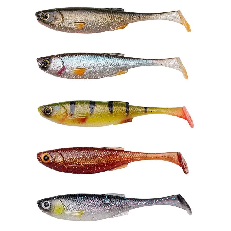 KIT LURE FLEXIBLE SAVAGE GEAR CRAFT SHAD MIX HANDLE BEECH - PACK OF 5 1 KIT LURE FLEXIBLE SAVAGE GEAR CRAFT SHAD MIX HANDLE BEECH - PACK OF 5