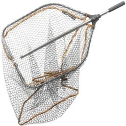 LANDING NET SAVAGE GEAR PRO FOLDING RUBBER LARGE MESH LANDING NET
