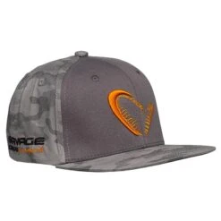 MAN CAP SAVAGE GEAR FLEX FIT CAMO CAP NOIR/ORANGE