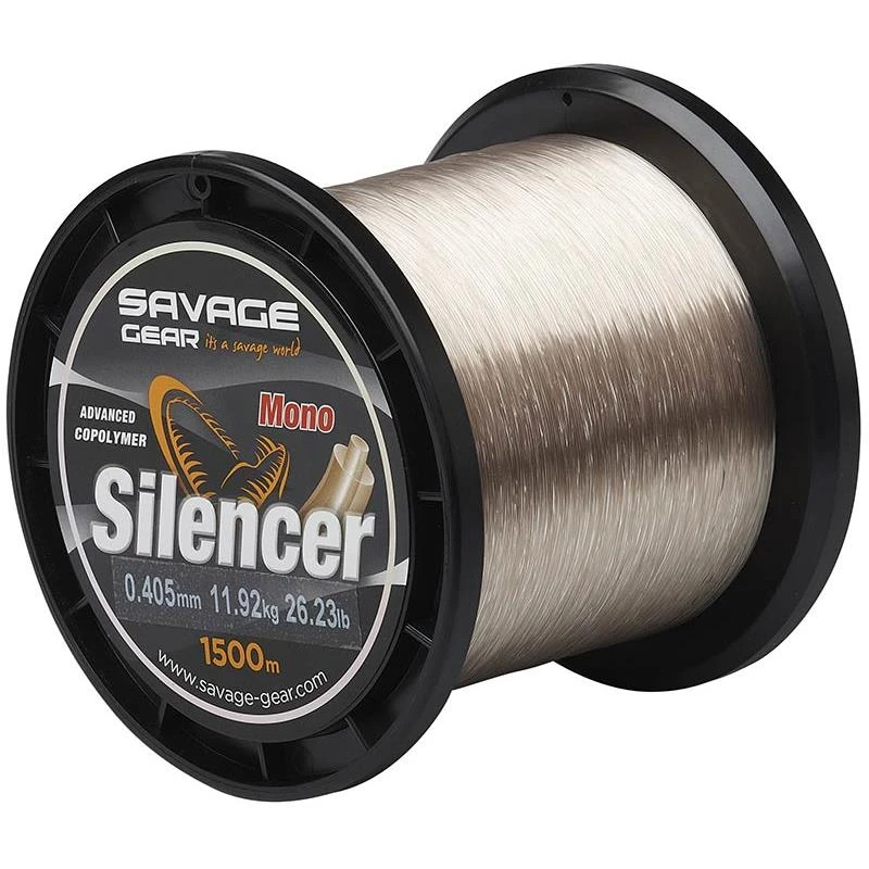 MONOFILAMENT SAVAGE GEAR SILENCER MONO 1500M 1 MONOFILAMENT SAVAGE GEAR SILENCER MONO 1500M