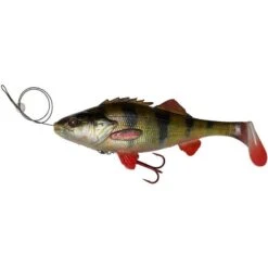 PRE-RIGGED SOFT LURE SAVAGE GEAR 4D LINE THRU PERCH SHAD 17.5CM