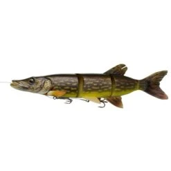 PRE-RIGGED SOFT LURE SAVAGE GEAR 4D LINE THRU PIKE 37CM