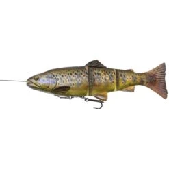 PRE-RIGGED SOFT LURE SAVAGE GEAR 4D LINE THRU TROUT - 25CM