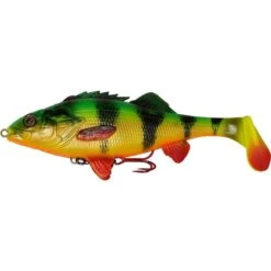 PRE-RIGGED SOFT LURE SAVAGE GEAR 4D PERCH SHAD 12.5CM