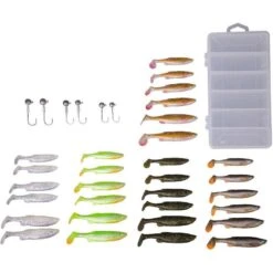 SOFT LURE KIT SAVAGE GEAR FAT MINNOW T-TAIL