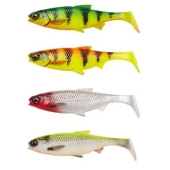 SOFT LURE SAVAGE GEAR MIX 3D RIVER ROACH - PACK OF 4