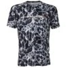 TEE SHIRT MANCHES COURTES HOMME SAVAGE GEAR NIGHT UV BLACK WATERPRINT - NOIR